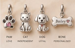 Folk Pets – sterling silver charm designs